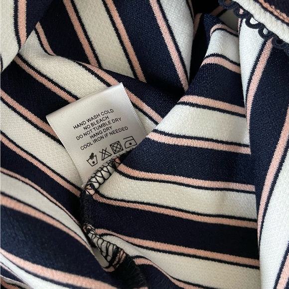 Lovers + Friends, Reformation Bodycon Pencil Striped Skirt,Navy & Pastel—XS••• - Picture 13 of 16